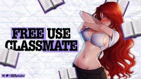 Curvy nerdy girl gets fucked in the library while listening to ASMR audio