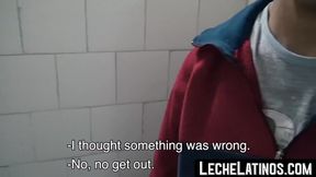 Straight Latino man is paid to prick his ass with raw cock