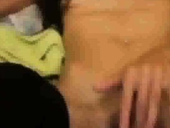 Peruvian Milf Inez rubs hairy twat (small tits)