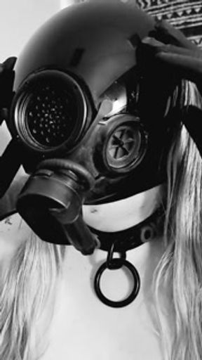 Breath play in our MSA Millennium gas mask