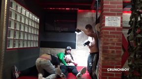 French slut fucked raw by 2 bad boys -  webcam