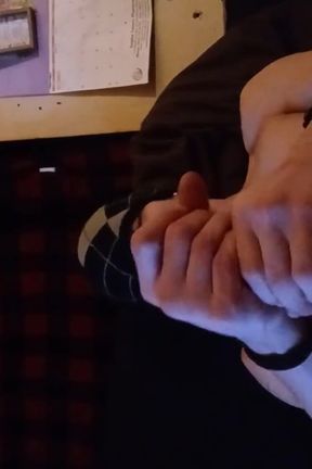 Sunny showing off teasing