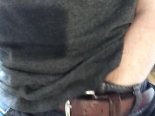 Jacking off at work- Public masturbation