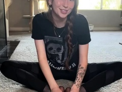 Exotic brunette hardcore foot fetish fuck