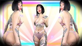 Worship my gorgeous bubble butt - ADDICTION, JOI, BODY WORSHIP , PAWG , GOTH , PINK
