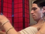 Young Fit Petite Hung Latina Edges Then Massive CumShot!