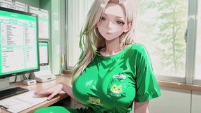 From Office Chic to Bedroom Nudes the Blonde's Lazy Surrender