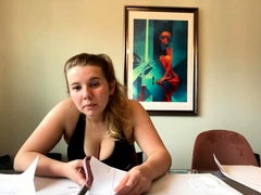 Amateur webcam girl masturbate big dildo