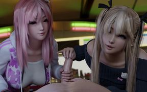 Honoka & Marie Rose - Group Sex 3D Animation - Tight Pussies & Cumshot (*** or Alive)