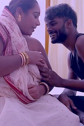 StepMom Shares Bed with Stepson and Naughty Stepson Fucked Her Harder Hindi Audio