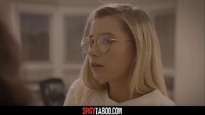 Boyfriend and friend's threesome with hot teen and virgin blonde