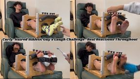Curly-Haired Athletic Guy’s Laugh Challenge · Real Reactions Throughout
