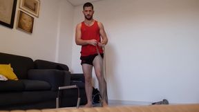 Gary&#039;s workout makes him horny - worship a str8 alpha stud -