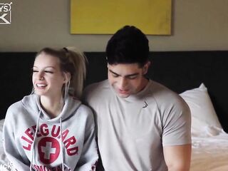 That babe's a smaller gal, be careful DIEGO.