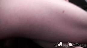 ”Amazing shots of bareback with nuts hitting each other”