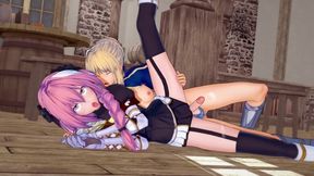 Fate: Saber With Strapon Destroy Astolfo Boypussy