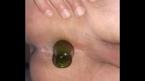 Gay solo anal bottle