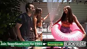 Gianna Dior trains Little April olsen how to be a free-for-all use whore