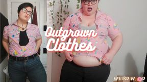 Rapid Gain Outgrown Clothes Try On