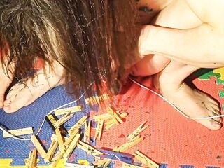 Diapers, Candles, Clothespins, ems electro shock, self torture Part 2