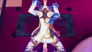 【原神/甘雨】甘雨がただひたすらイラマチオするだけ♡