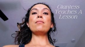 Giantess Teaches A Lesson (mp4)