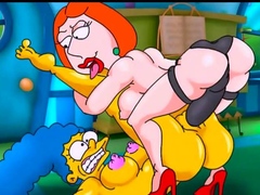 Simpsons and Griffins swingers orgy