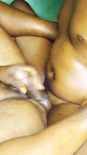 Thrilling moment from "Horny ebony slut offers an unforgettable home service SKINFLICT"