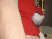 Cute Santa Boy Teasing