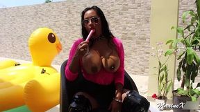 bbc dildo queen! wonderful maxine x comes out & fucks hersef!