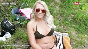 ”MyDirtyHobby - Big Breasted German girl caught him spying”