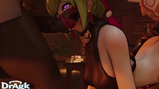 Kuki Shinobu about to be Spitroasted by Hilichurls ♥ - Part 1 Genshin Impact Threesome Sex Video