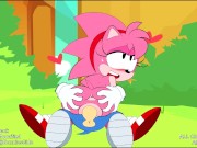 Amy Rose Fucks Sonic - Sonic Hentai
