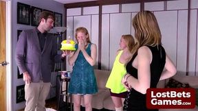 She settles into the role of a captivated Strip Torange observer