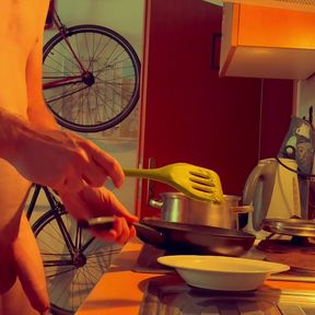 Wet fun in the kitchen