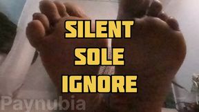 Silent Soles of a Goddess: 4 Minutes of Ebony Foot Worship Teasing (No sound)