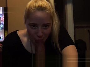 White Teen Sucks BBC while on the phone and he plays PS4 - KittenDaddy