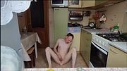 LanaTuls - Moscow Anal Slut and Whore - Riding Dildo at Kitchen