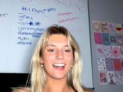 Big boob brunette masturbates on webcam