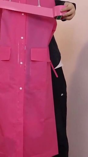 White Silk Raincoat Tape Restraint