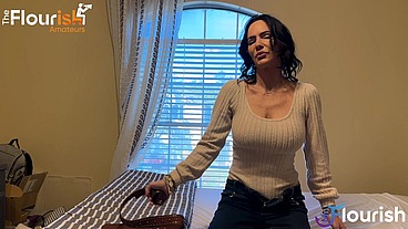 Ainsley Adams goes to MrFlourish place to SuckFuck