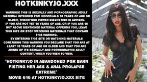 Hotkinkyjo in abandoned PGR barn for intense anal&#x1F44C; action