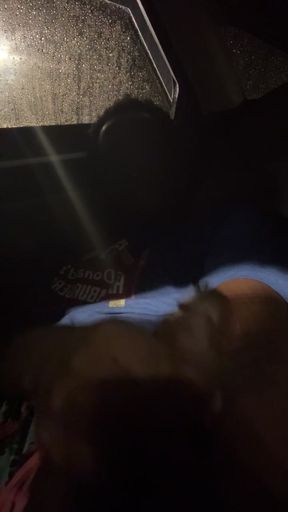 Moaning Out My Name While I Take A Quick Jerk Off And Nut Session In Car While Raining Os