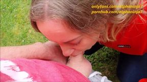 Quick Risky Doggystyle in the Car Park