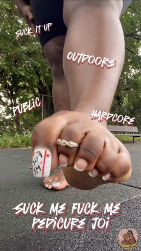 Suck me Fuck me Pedicure JOI