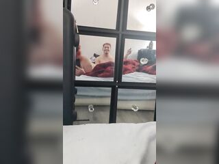 Asian Hubby flashing flabby schlong (ha-ha-ha)