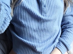 Amateur short haired teen brunette with