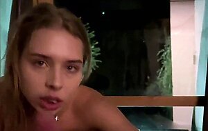 Californiababe, homemade sextape with a bitch after th