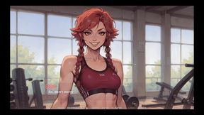 my new girlfriend [ taboo hentai game ] ep.10 hot neighbor milf is teasing me with my step mom workout !