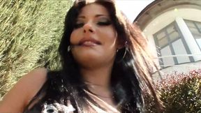 SLUT MOANS AS MASSIVE COCK STRETCHES HER FUCKHOLES WITH HARD